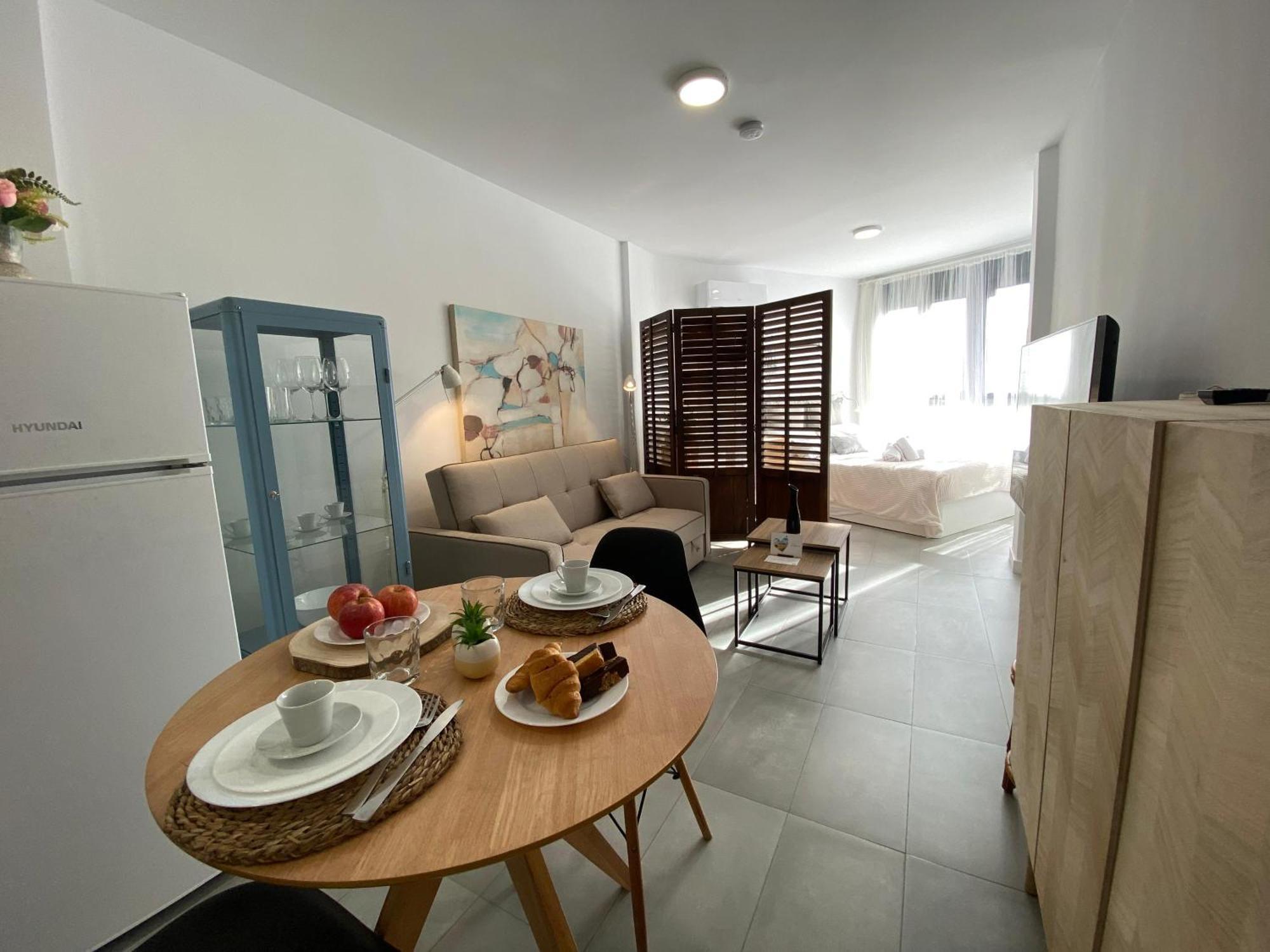Апартаменты Loft primera línea playa, Cabo de Gata, Wifi Ретамар Экстерьер фото