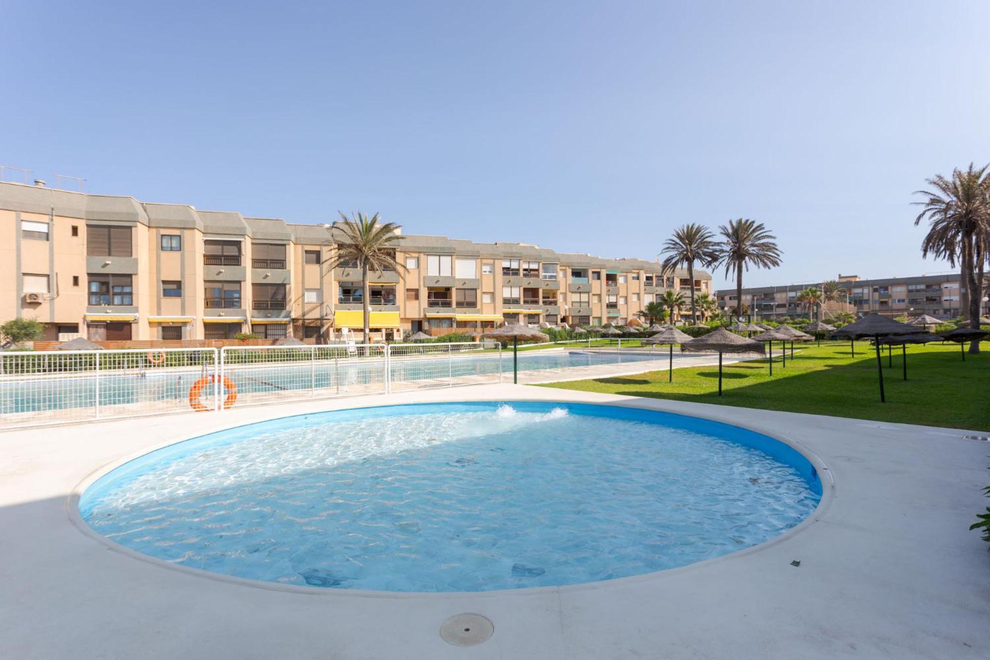 Апартаменты Loft primera línea playa, Cabo de Gata, Wifi Ретамар Экстерьер фото